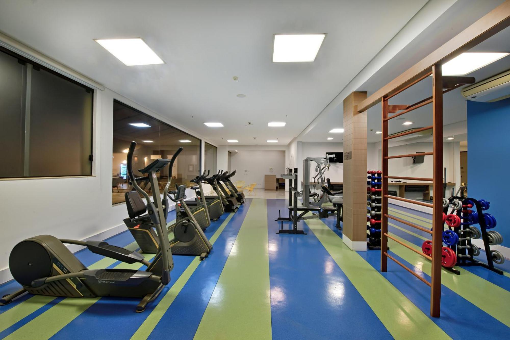 Hotel Mont Blanc Premium Ribeirão Preto Exteriér fotografie The gym at the hotel