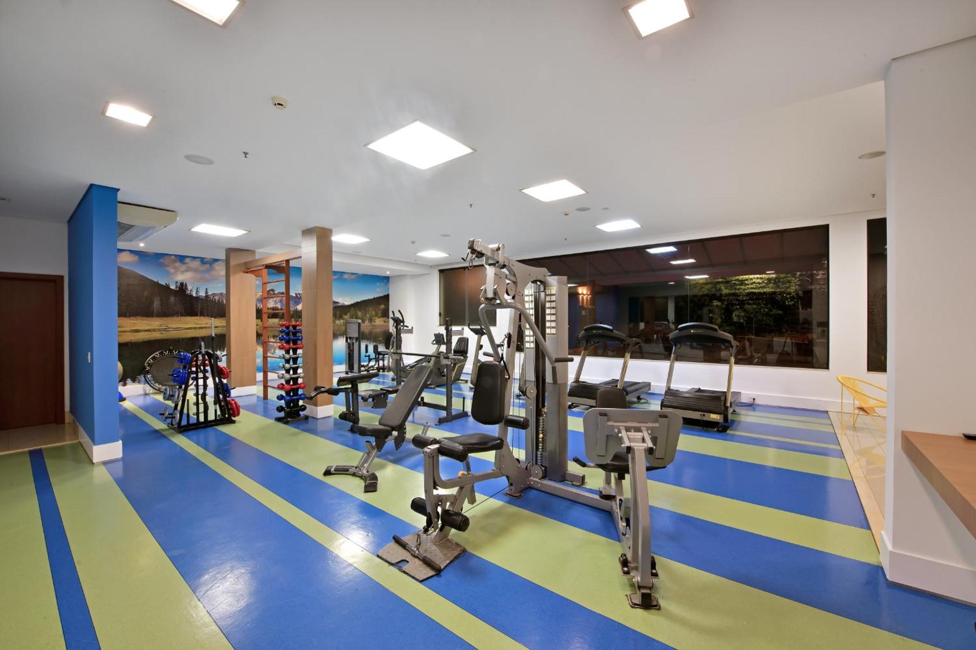 Hotel Mont Blanc Premium Ribeirão Preto Exteriér fotografie The gym at the hotel